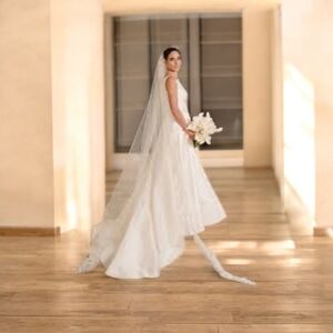 Elegant White Wedding Dress